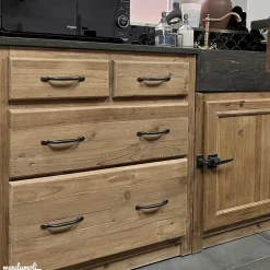 Made in Meubles Meuble Bas<Meuble bas de cuisine 4 tiroirs - Champêtre