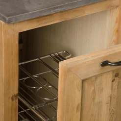 Made in Meubles Meuble Bas<Meuble bas de cuisine avec tiroir coulissant Champêtre