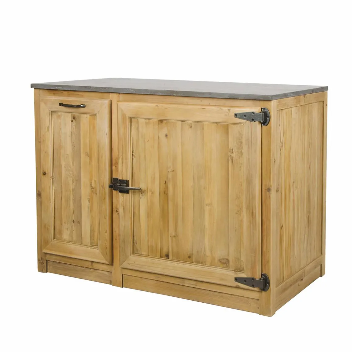 Made in Meubles Meuble Bas<Meuble bas de cuisine avec tiroir coulissant Champêtre