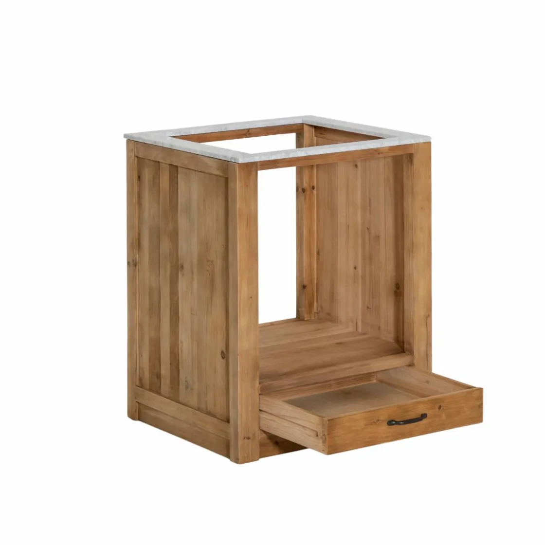 Made in Meubles Meuble Bas<Meuble bas de cuisine pour four et plaques de cuisson Epure