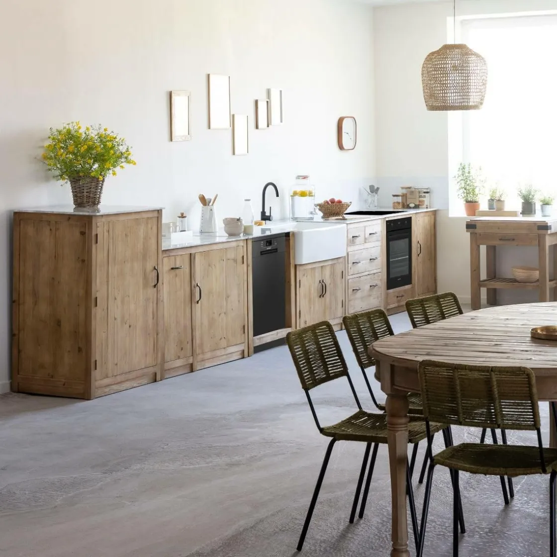 Made in Meubles Meuble Bas<Meuble bas de cuisine style buffet haut Epure