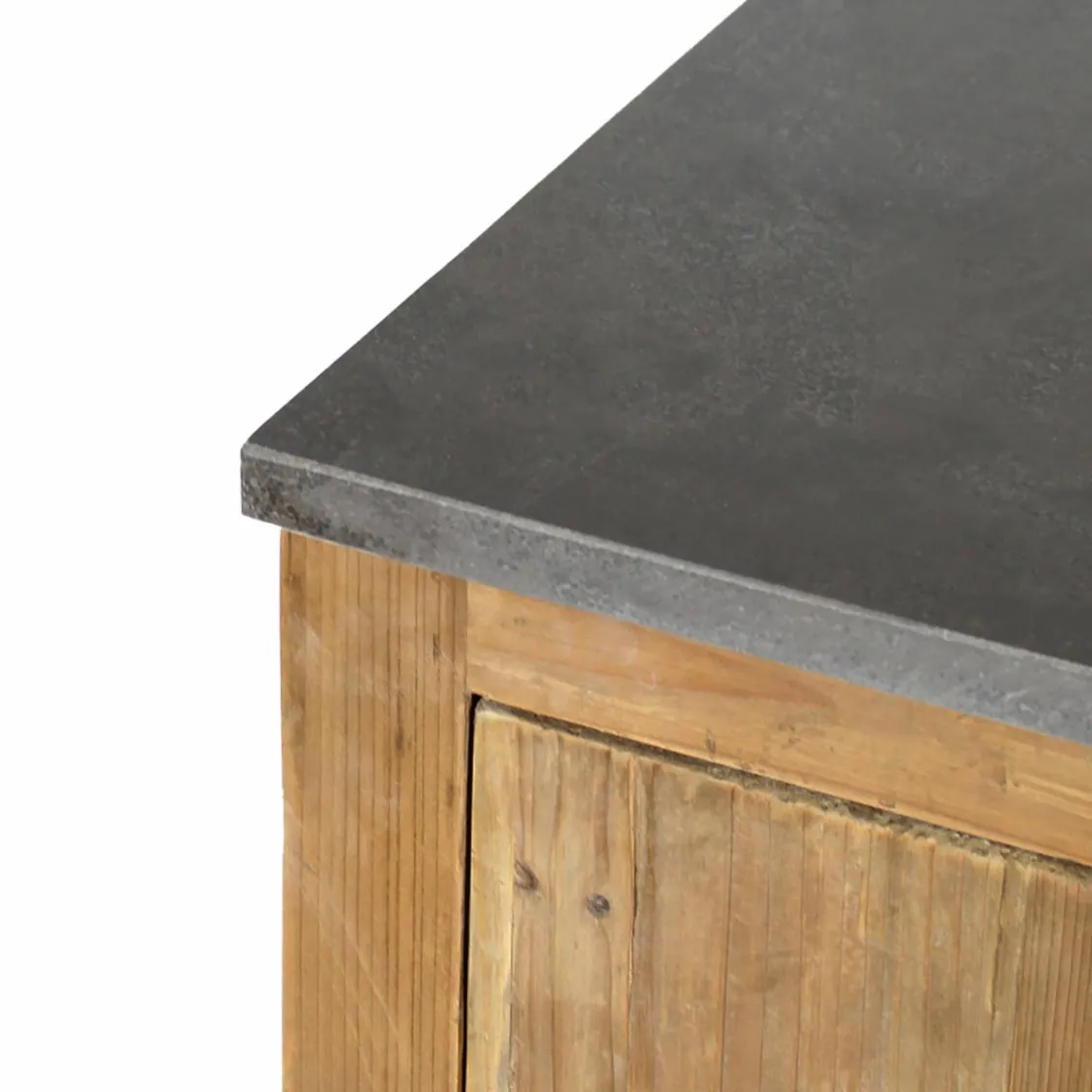 Made in Meubles Buffet|Meuble Bas<Meuble bas de cuisine style buffet haut Champêtre