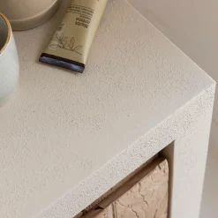 Made in Meubles Meuble Sous Vasque<Meuble sous vasque 2 portes en bois effet béton et bois recyclé Dalva