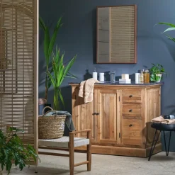 Made in Meubles Meuble Sous Vasque<Meuble sous vasque en bois recyclé April