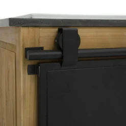 Made in Meubles Meuble Sous Vasque<Meuble sous vasque en bois recyclé et métal Jade