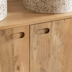 Made in Meubles Meuble Sous Vasque<Meuble sous vasque en bois de manguier Rowene