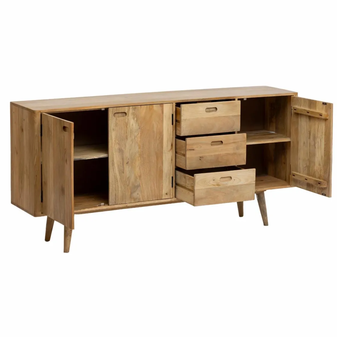 Made in Meubles Meuble Sous Vasque<Meuble sous vasque en bois de manguier Rowene