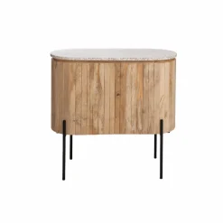 Made in Meubles Meuble Sous Vasque<Meuble sous vasque en bois de manguier et terrazzo Lou