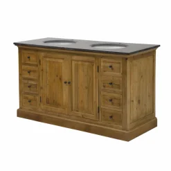 Made in Meubles Meuble Sous Vasque<Meuble sous vasque en bois recyclé Ambre