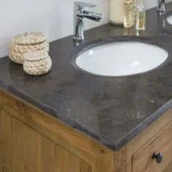 Made in Meubles Meuble Sous Vasque<Meuble sous vasque en bois recyclé Ambre