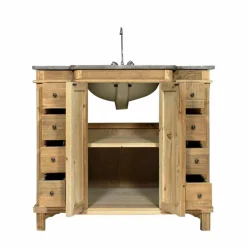 Made in Meubles Meuble Sous Vasque<Meuble sous vasque en bois recyclé Bianca