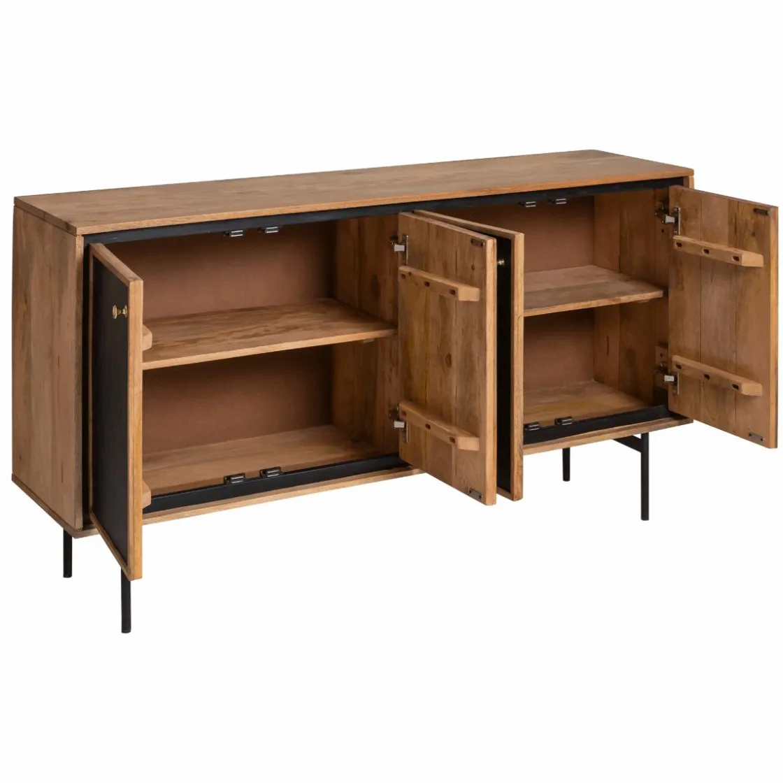 Made in Meubles Meuble Sous Vasque<Meuble sous vasque en bois de manguier Léandro