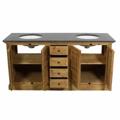 Made in Meubles Meuble Sous Vasque<Meuble sous vasque en bois recyclé Valérien