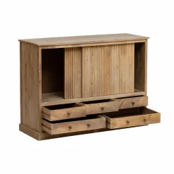 Made in Meubles Meuble Sous Vasque<Meuble sous vasque en bois de manguier Liora