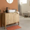 Made in Meubles Meuble Sous Vasque<Meuble sous vasque en bois de manguier Tonin