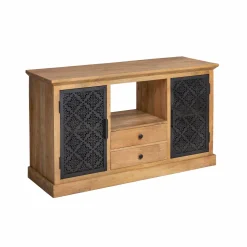 Made in Meubles Meuble Sous Vasque<Meuble sous vasque en bois de manguier Sahara