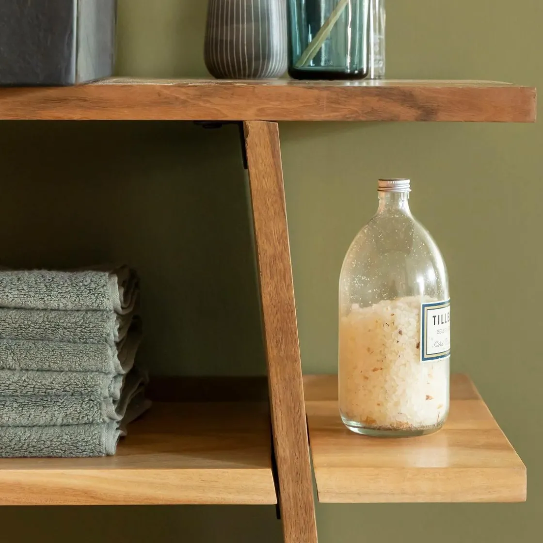 Made in Meubles Table Console|Meuble Sous Vasque<Meuble sous vasque en bois recyclé Corin