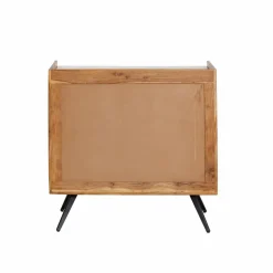 Made in Meubles Meuble Sous Vasque<Meuble sous vasque en bois d'acacia et marbre Aloé