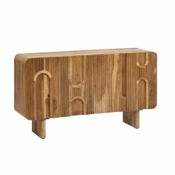 Made in Meubles Meuble Sous Vasque<Meuble sous vasque en bois d'acacia foncé Tilio