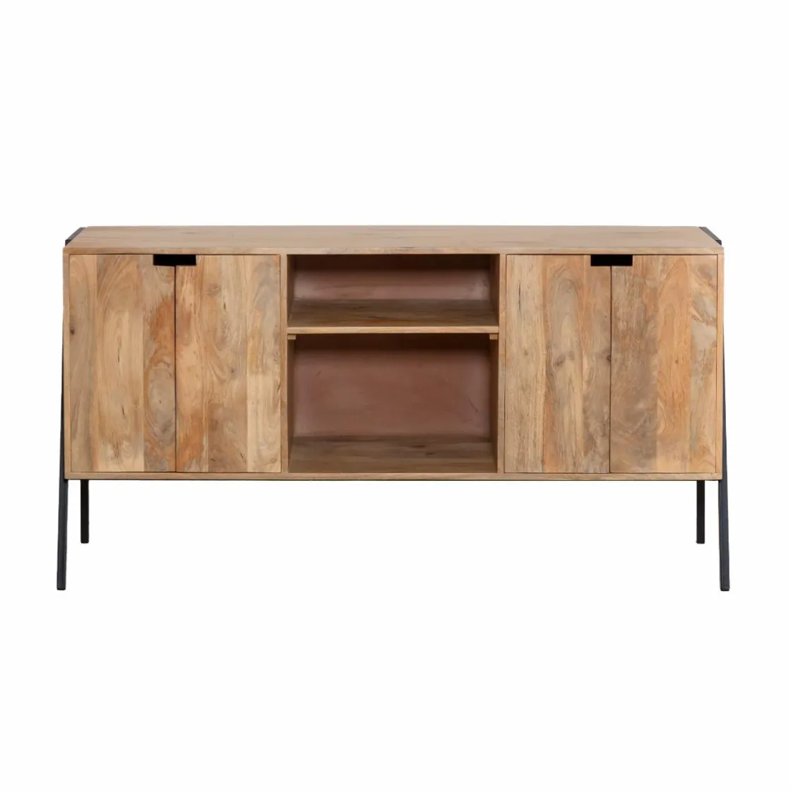 Made in Meubles Meuble Sous Vasque<Meuble sous vasque en bois de manguier et métal Jeanne