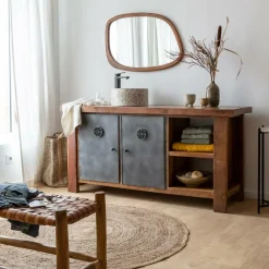 Made in Meubles Meuble Sous Vasque<Meuble sous vasque en bois recyclé Hector