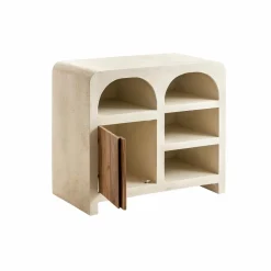 Made in Meubles Buffet|Meuble Sous Vasque<Meuble sous vasque en bois effet béton et bois d'acacia Dalva