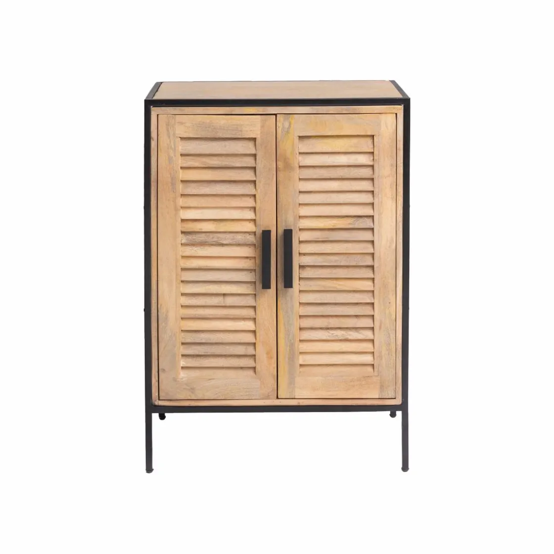 Made in Meubles Meuble Sous Vasque<Meuble sous vasque en bois de manguier et métal Coralie