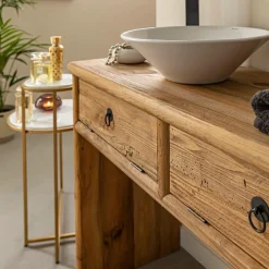 Made in Meubles Table Console|Meuble Sous Vasque<Meuble sous vasque en pin recyclé Blaise