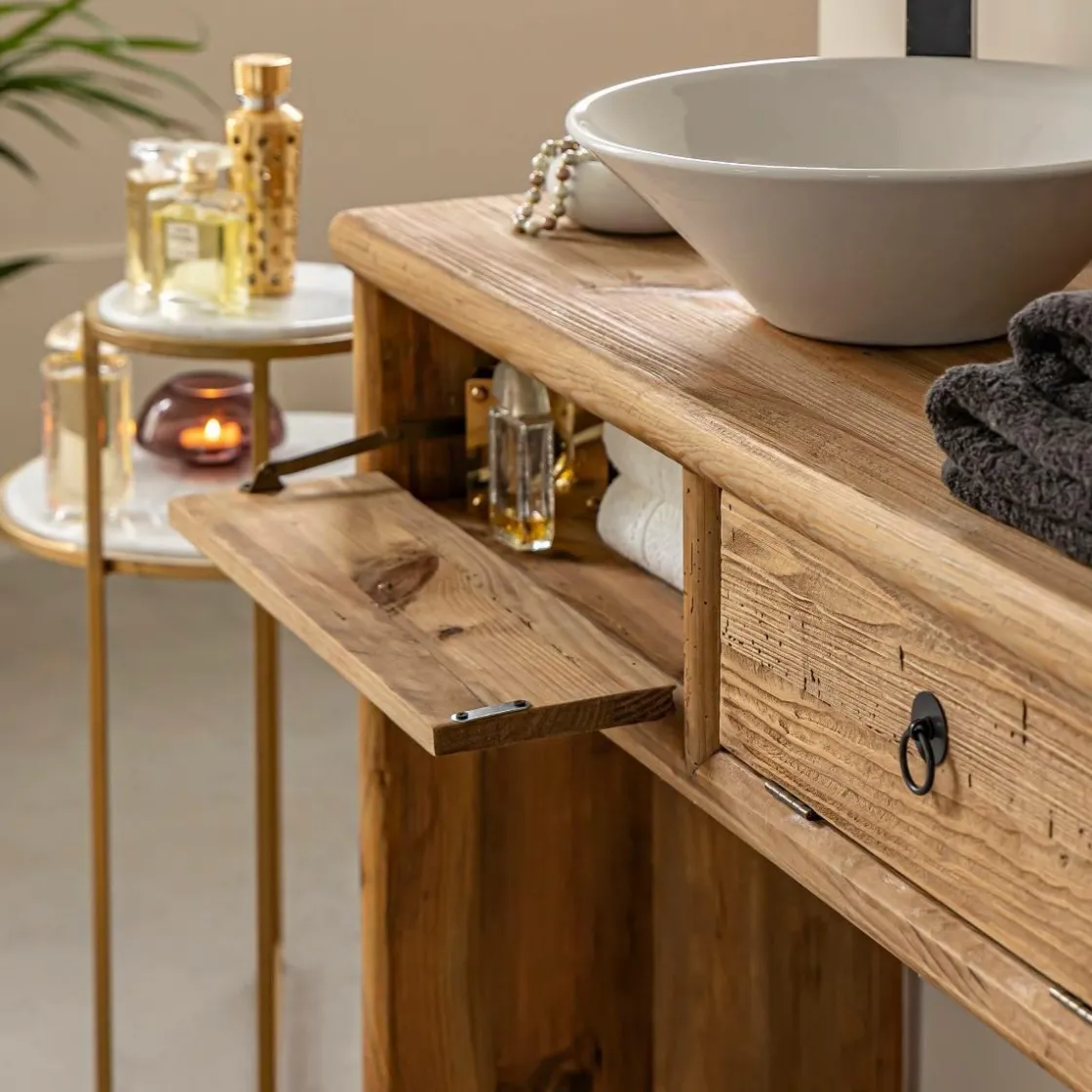 Made in Meubles Table Console|Meuble Sous Vasque<Meuble sous vasque en pin recyclé Blaise