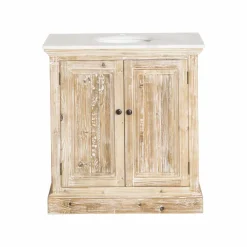 Made in Meubles Meuble Sous Vasque<Meuble sous vasque en pin recyclé blanchi Gemma