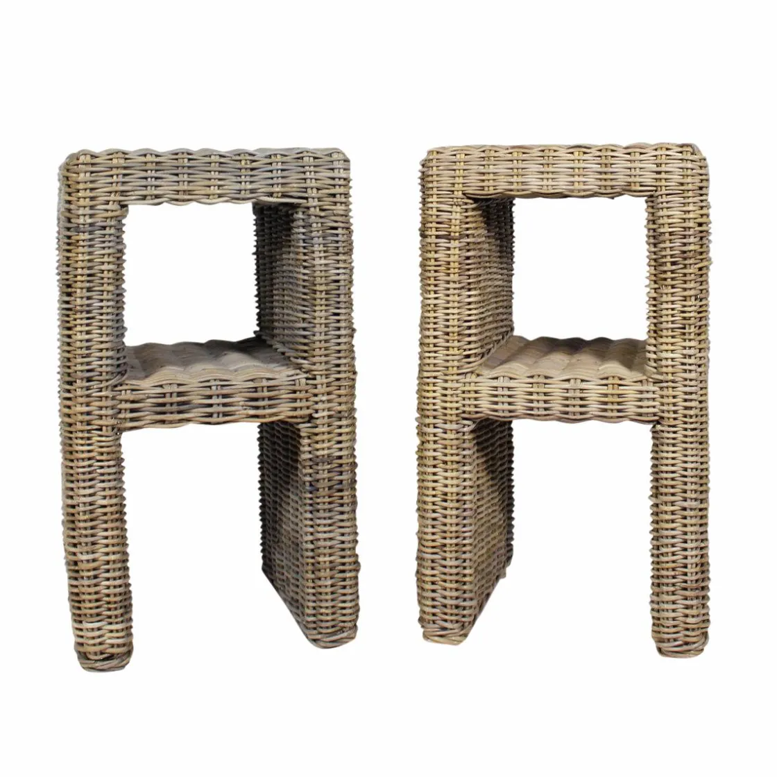 Made in Meubles Meuble Sous Vasque<Meuble sous vasque en rotin Rattan