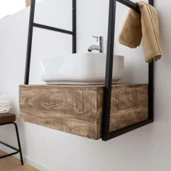 Made in Meubles Meuble Sous Vasque<Meuble sous vasque suspendu 1 vasque Amal