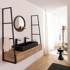 Made in Meubles Meuble Sous Vasque<Meuble sous vasque suspendu Amal