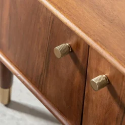 Made in Meubles Meuble Tv<Meuble TV 2 portes en bois d'acacia Emiel