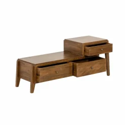 Made in Meubles Meuble Tv<Meuble TV 3 tiroirs en bois de manguier Remick