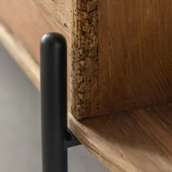 Made in Meubles Meuble Tv<Meuble TV arrondi en bois recyclé Blaise