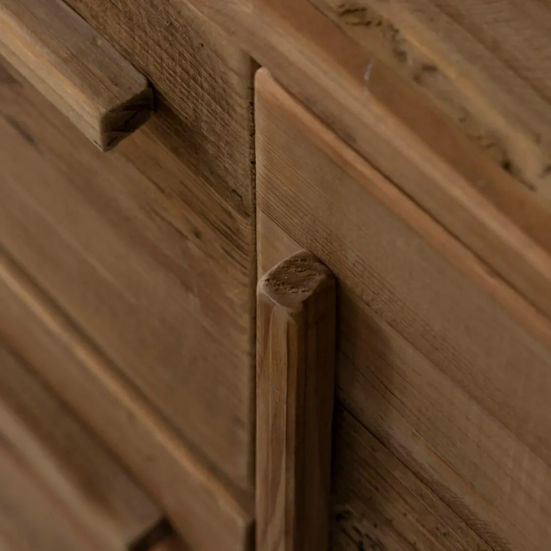 Made in Meubles Meuble Tv<Meuble TV arrondi en bois recyclé Blaise