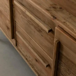 Made in Meubles Meuble Tv<Meuble TV arrondi en bois recyclé Blaise