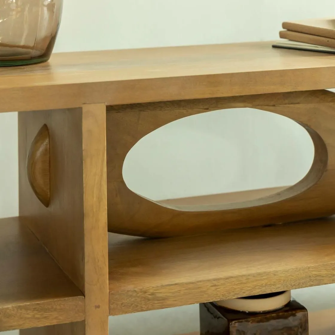 Made in Meubles Meuble Tv<Meuble TV design en bois de manguier Alwen