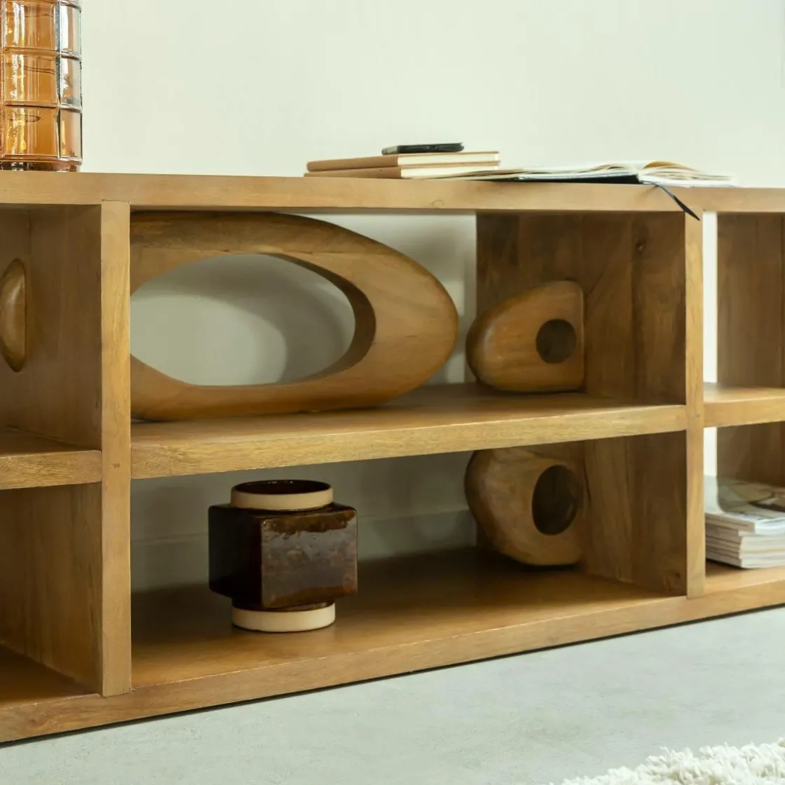 Made in Meubles Meuble Tv<Meuble TV design en bois de manguier Alwen