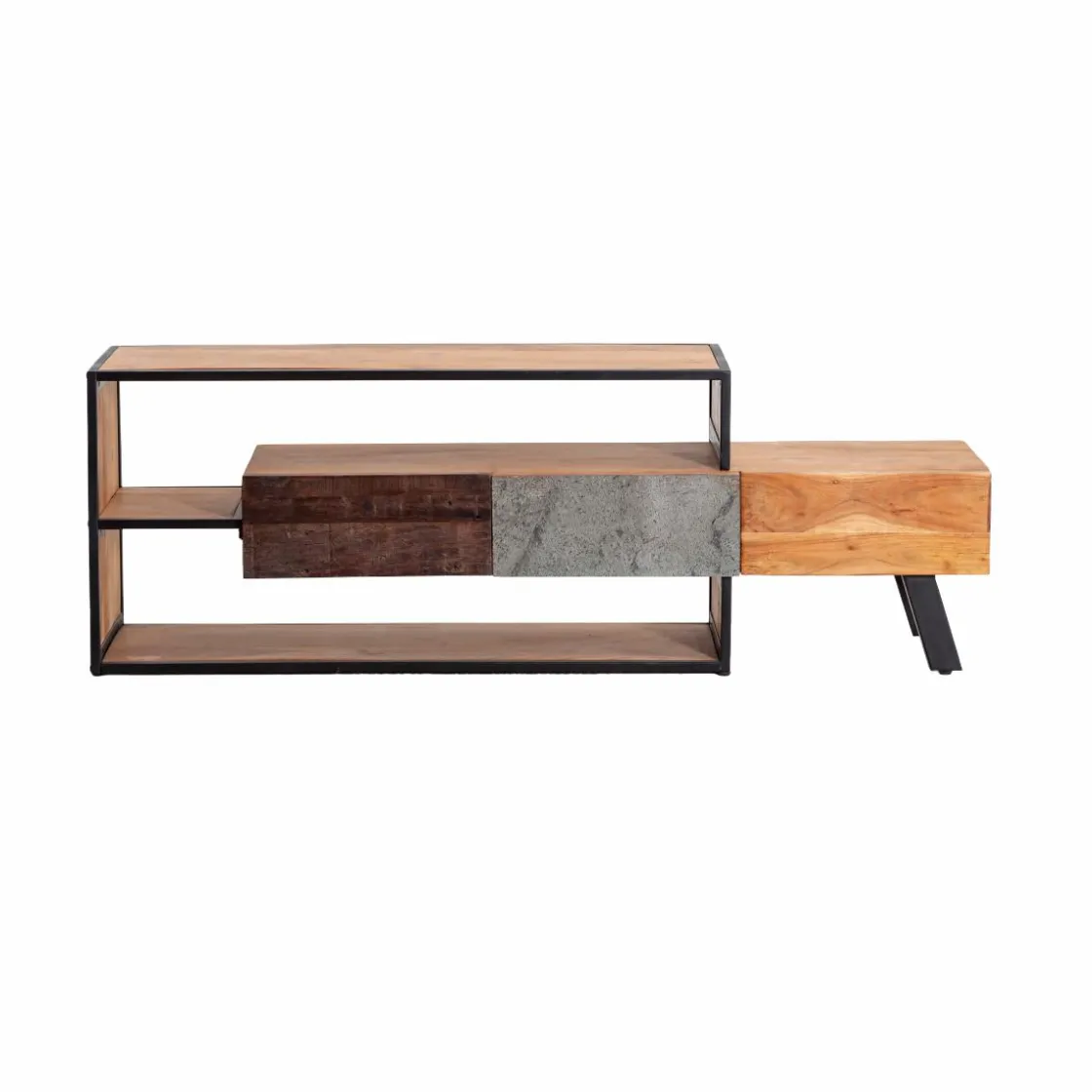 Made in Meubles Meuble Tv<Meuble TV en bois d'acacia Ernest