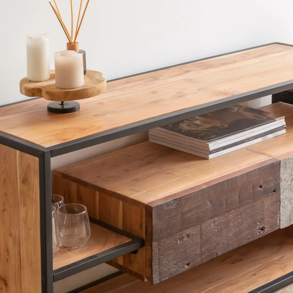 Made in Meubles Meuble Tv<Meuble TV en bois d'acacia Ernest