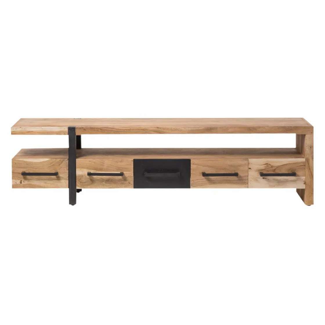 Made in Meubles Meuble Tv<Meuble TV en bois d'acacia Praia