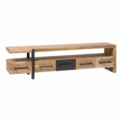 Made in Meubles Meuble Tv<Meuble TV en bois d'acacia Praia