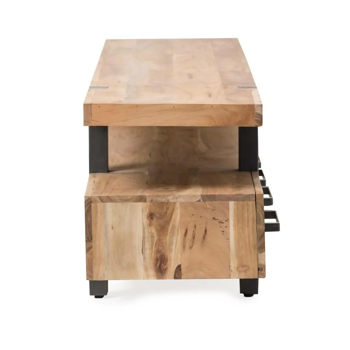 Made in Meubles Meuble Tv<Meuble TV en bois d'acacia Praia