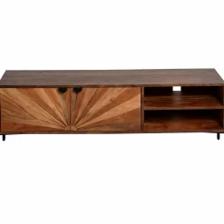 Made in Meubles Meuble Tv<Meuble TV en bois d'acacia Elvira