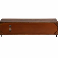 Made in Meubles Meuble Tv<Meuble TV en bois d'acacia Elvira