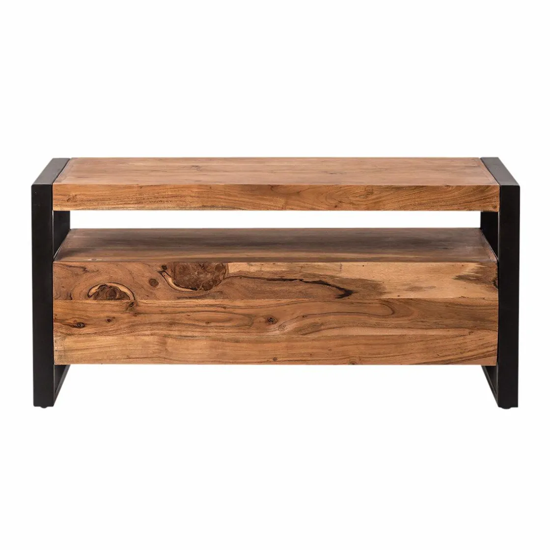 Made in Meubles Meuble Tv<Meuble TV en bois d'acacia 112 cm Havana