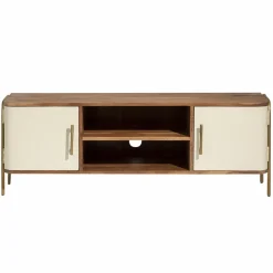 Made in Meubles Meuble Tv<Meuble TV en bois d'acacia et métal Andrès