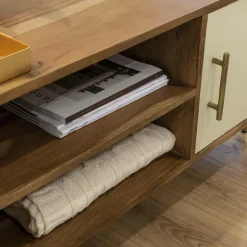 Made in Meubles Meuble Tv<Meuble TV en bois d'acacia et métal Andrès